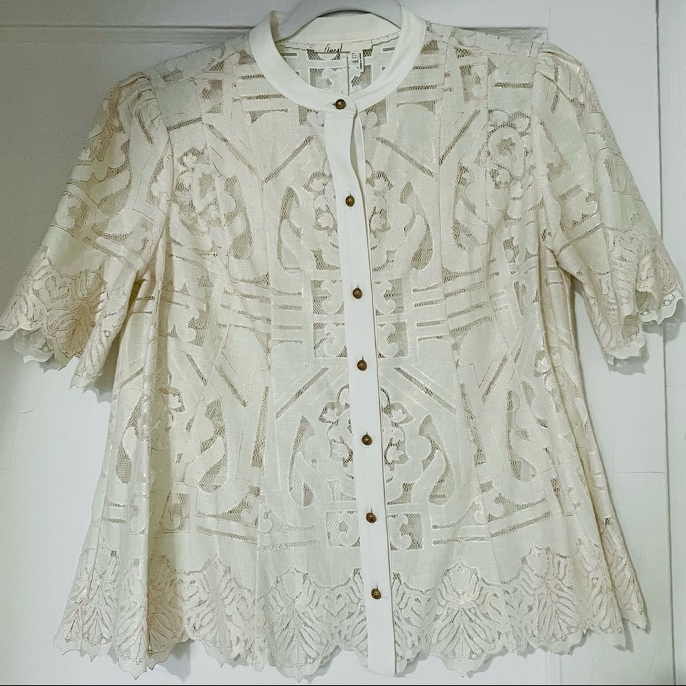 Anthropologie Sheer Top